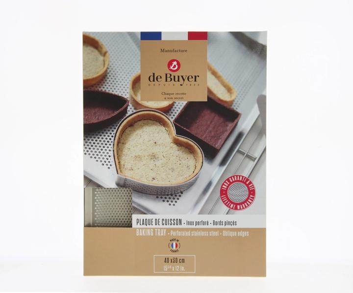 Produktbild de Buyer Lochblech Edelstahl rechteckig