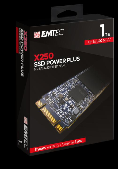 Produktbild Emtec X250 (1000 GB, M.2 2280)