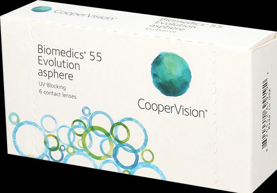 Produktbild Biomedics 55 Evolution (6 Stück, Monatslinse, Sphärisch)