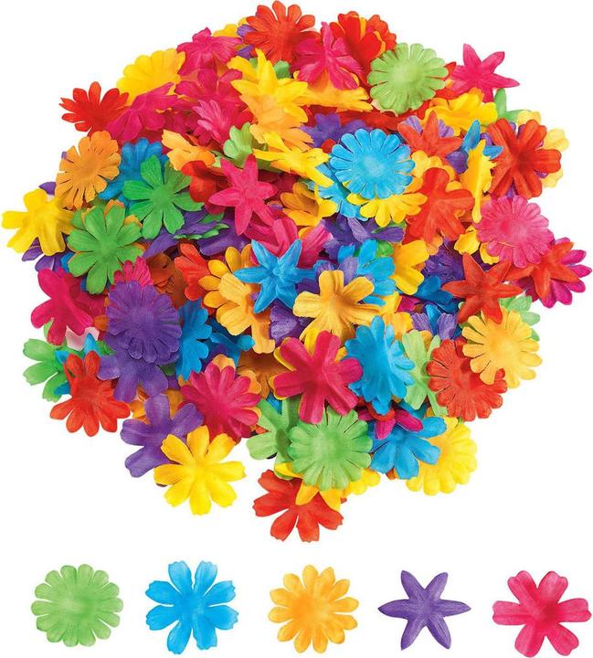 Produktbild Colorations Bunte Stoffblumen, 300 Stück.