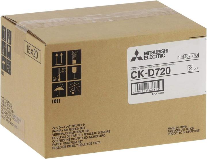 Produktbild Mitsubishi Electric CK-D 720 15x20 cm 2x 200 Prints (15 x 20 cm, 400 x)