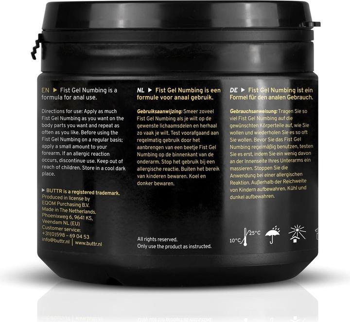 Productafbeelding Buttr Gel Pour Fisting Anesthésiant - 500 ml (500 ml)