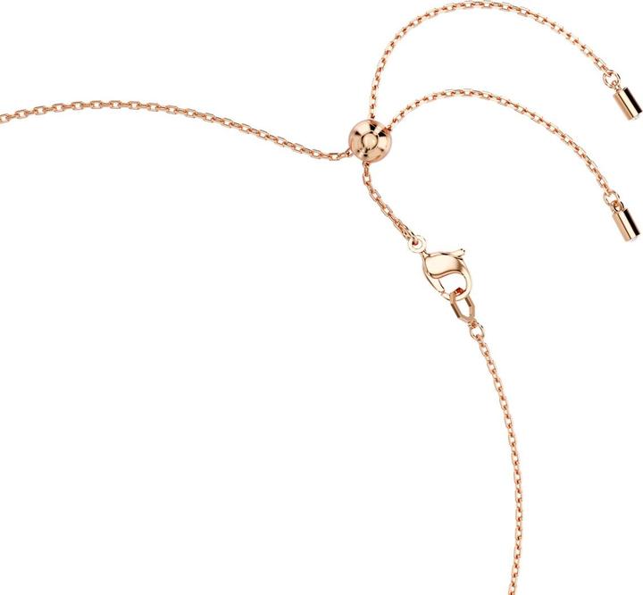 Actual product image Swarovski Constella Halskette Kristallperle Rundschliffe Weiss Roségold Legierungsschicht (Swarovski Metal)