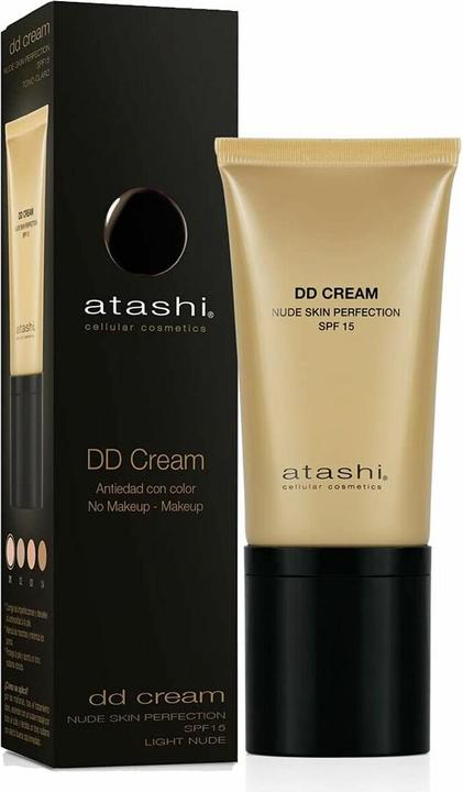 Actual product image Atashi Anti-Ageing DD Cream with Colour Light Nude Tone SPF15 50ml (50 ml, Day cream, SPF 15)