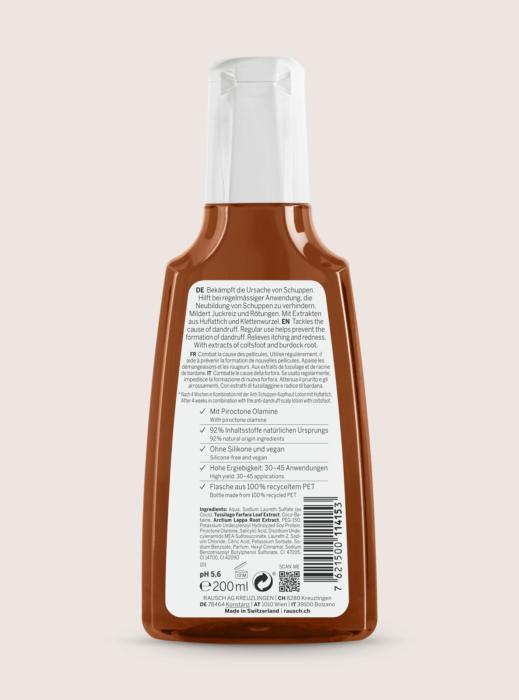 Image du produit Rausch Shampooing antipelliculaire Hufla (200 ml, Shampoing liquide)