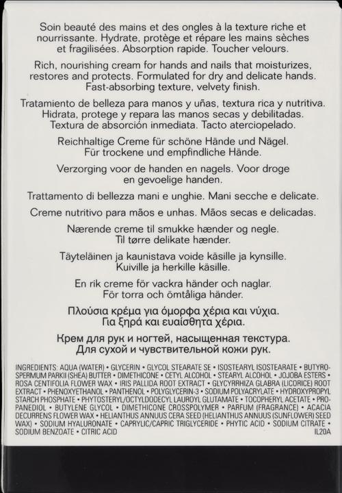 Nutritional values and ingredients Chanel La Crème Main (50 ml)