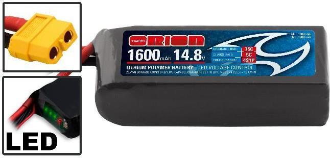 Team Orion Racing Drohne Akku (14.80 V, 1600 mAh)