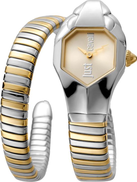 Actual product image Just Cavalli Snake JC1L001M0035 Ladies' Watch (Analogue wristwatch, 22 mm)