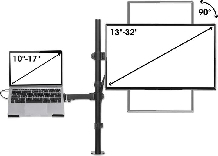 Produktbild Manhattan Combo Mount (Tisch, 32")