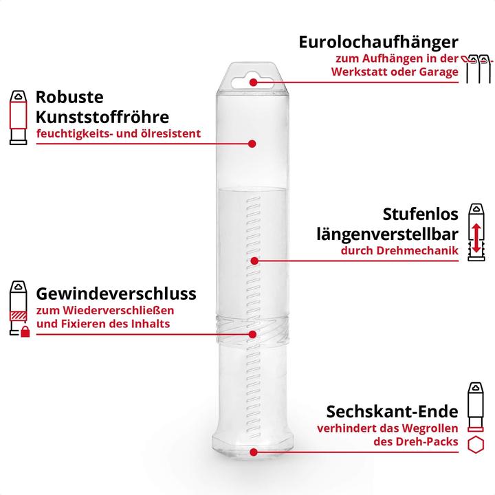 Image du produit Einhell Jeu de burins SDS-Plus 247205, 250 mm, 4 pièces