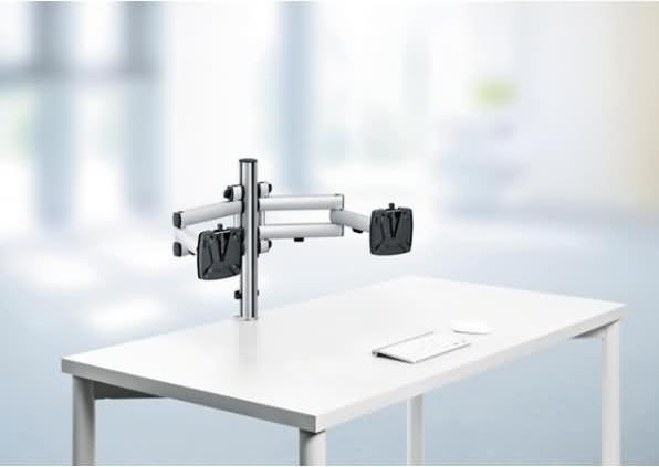 Actual product image Novus TSS Duo - Mounting kit (2 articulated arms, column clamp mounting) for 2 LCD dis (Various)