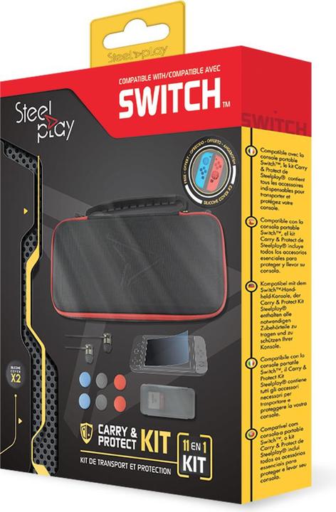 Actual product image Steelplay Carry and Protect 11 in 1 Kit (Switch)