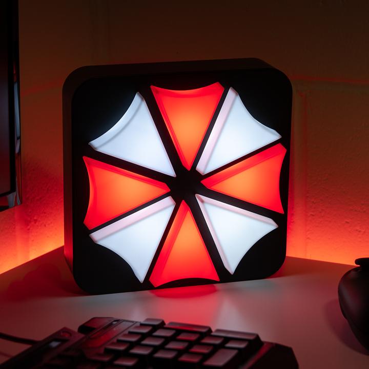 Actual product image Numskull Resident Evil Umbrella Corporation - 3D wall light