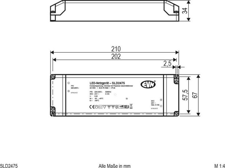 Immagine prodotto EVN-Lichttechnik Alimentatore a LED