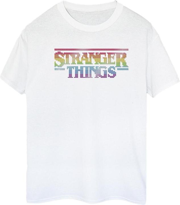 Netflix Stranger Things Rainbow Dot Logo TShirt (L)