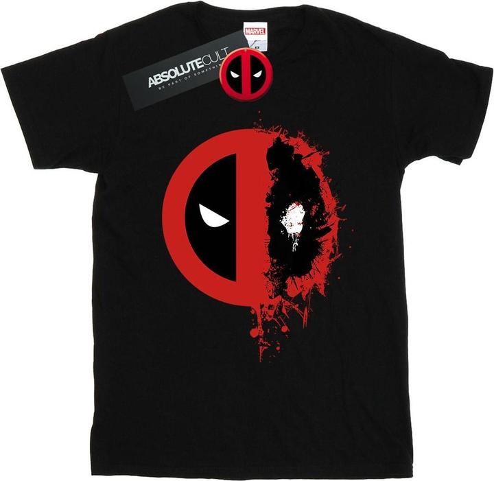 Deadpool Split Splat Logo TShirt (XL)