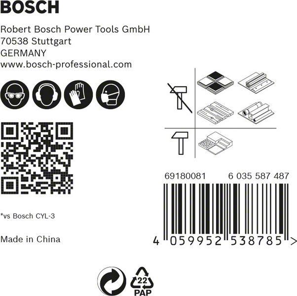 Actual product image Bosch Professional Zubehör EXPERT HEX-9 MultiConstruction drill bit set, 4/5/6/8 mm, 5 pcs. (4, 5, 6, 8 mm)