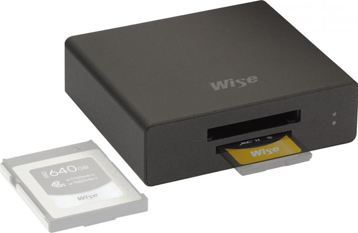 Produktbild Wise CFexpress Type B SD UDS-II Card Reader WI-WA-CXS08 (USB 3.2 Gen 2)