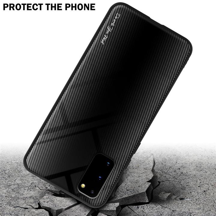 Productafbeelding Cadorabo TPU gestreepte glasplaat (Samsung Galaxy S20+)