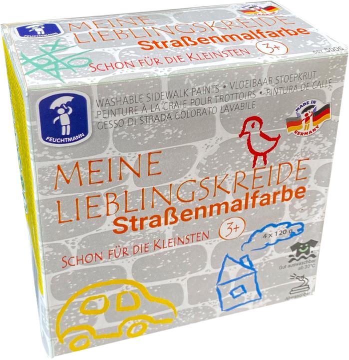 Produktbild Feuchtmann Meine Lieblingskreide Strassenmalfarbe (Mehrfarbig, 480 x)