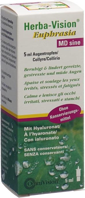 Produktbild Herba Euphrasia MD sine Augentropfen (10 ml, 10 ml)