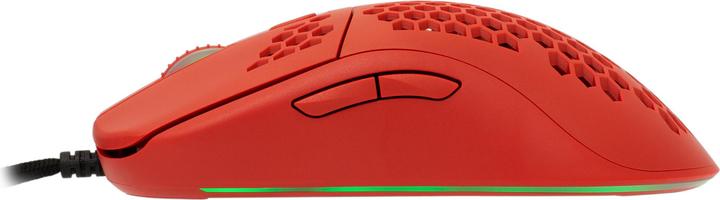Image du produit White Shark Souris de jeu ultra légère Galahad Red, 72g (Filaire)