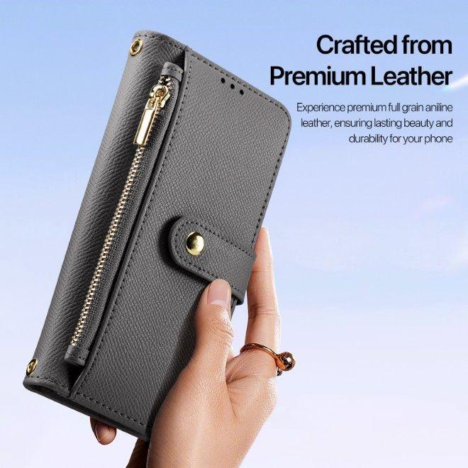Image du produit Dux Ducis Lawa Series MagSafe Kunstleder Bookcover Hülle (Samsung Galaxy S25 Edge)