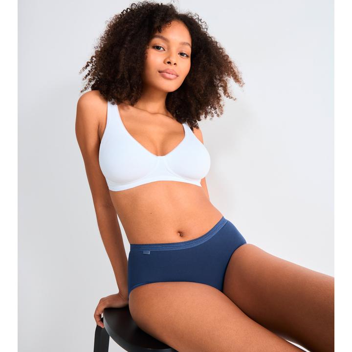 Produktbild Sloggi Unterhose BASIC+ MIDI Damen-Slip 3er Pack (36, 3er Pack)