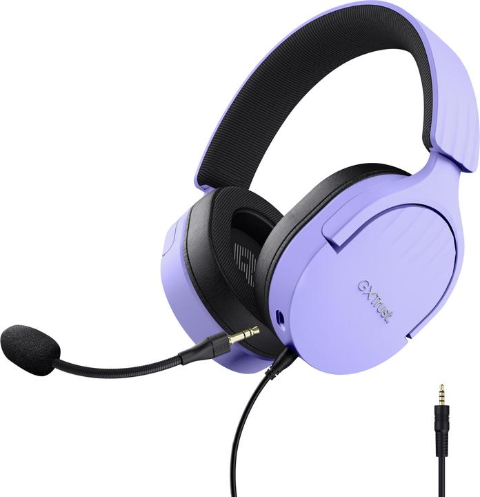 Produktbild Trust Gxt489p Fayzo Headset Purple (Kabelgebunden)