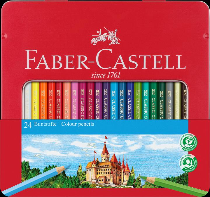 Actual product image Faber-Castell Colour pencils Classic Colour (Multicoloured, 24 x)
