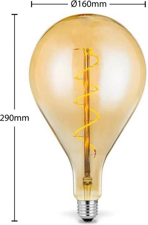 Immagine prodotto Lucande E27 A160 LED 4W (E27, 4 W, 280 lm, 1 x, G)