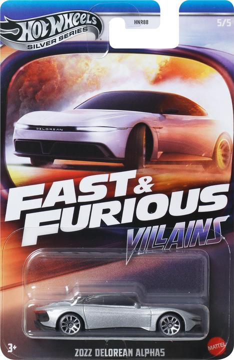 Actual product image Hot Wheels Fast & Furious 2022 Delorean Alpha5