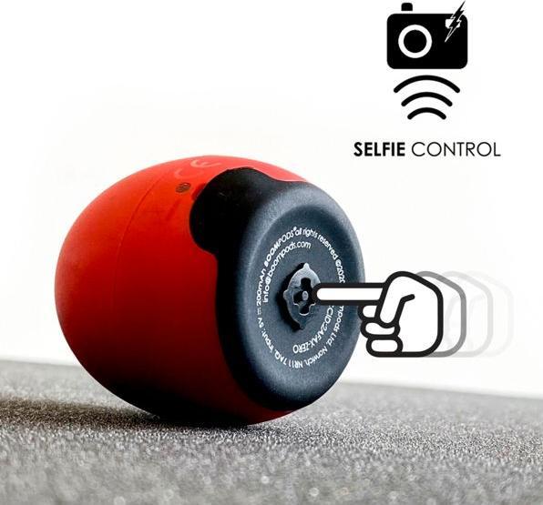 Actual product image Boompods Zero Bluetooth® Speaker Handsfree, Shockproof, Waterproof Red (5 h, Rechargeable battery operated)