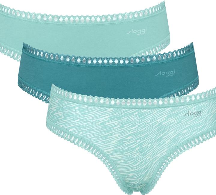 Sloggi Slip GO CRUSH Damen-Hipster 3er Pack