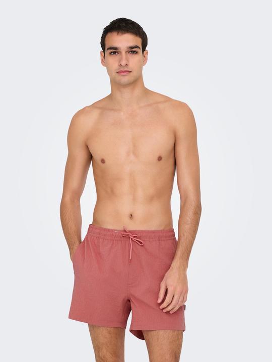 Actual product image Only & Sons Onsted Life Solid Seersucker Swim Noos (XS)
