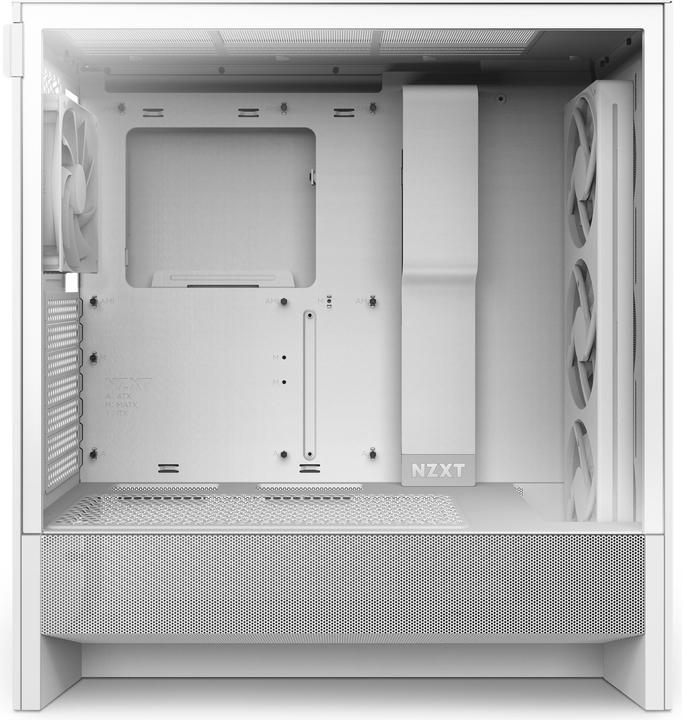 Produktbild NZXT H5 Flow RGB ( 2024 ) (weiss, Tempered Glass) (mATX, Mini-ITX, ATX, E-ATX)