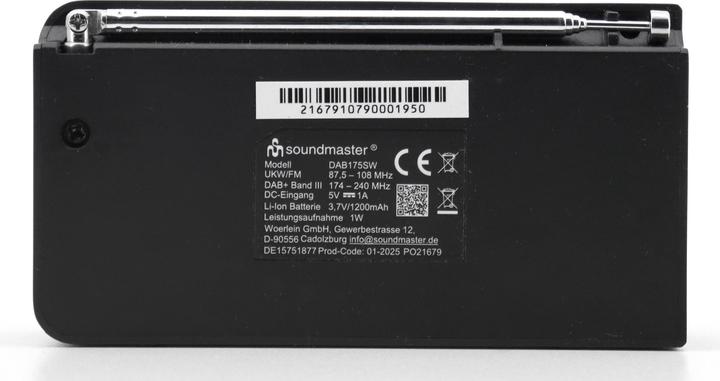 Produktbild Soundmaster DAB+Digitalradio (DAB+, UKW, Bluetooth)