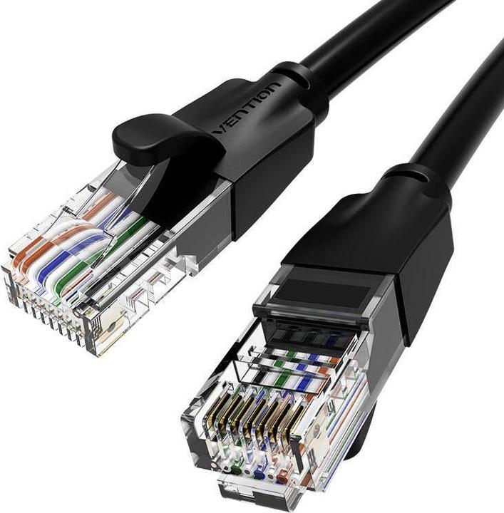 Vention Cable sieciowy UTP kat.6 IBEBU 35m czarny (UTP, CAT6, 35 m)