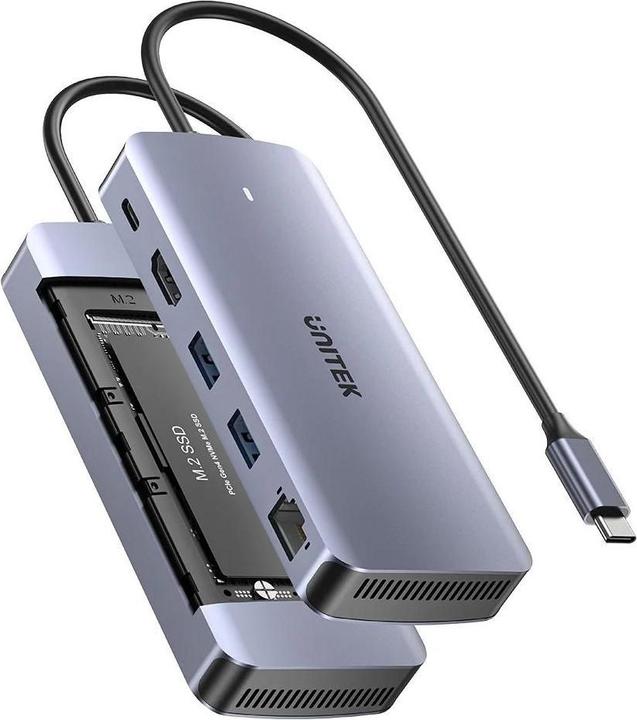 Immagine prodotto Unitek AKTYWNY HUB USB-C 10GBPS M.2 HDMI PD 100W (USB-C, 5 Porti)