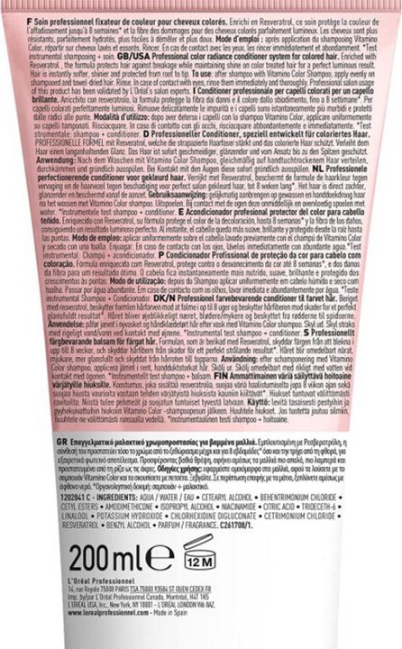 Immagine prodotto L'Oréal Professionnel Vitamino Color Resveratrol Conditioner (500 ml)
