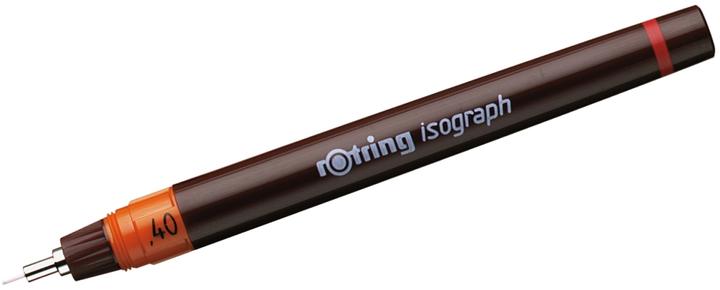 Image du produit Rotring Stylo à encre de Chine isograph 0,4 (Orange, Marron, 1 x)