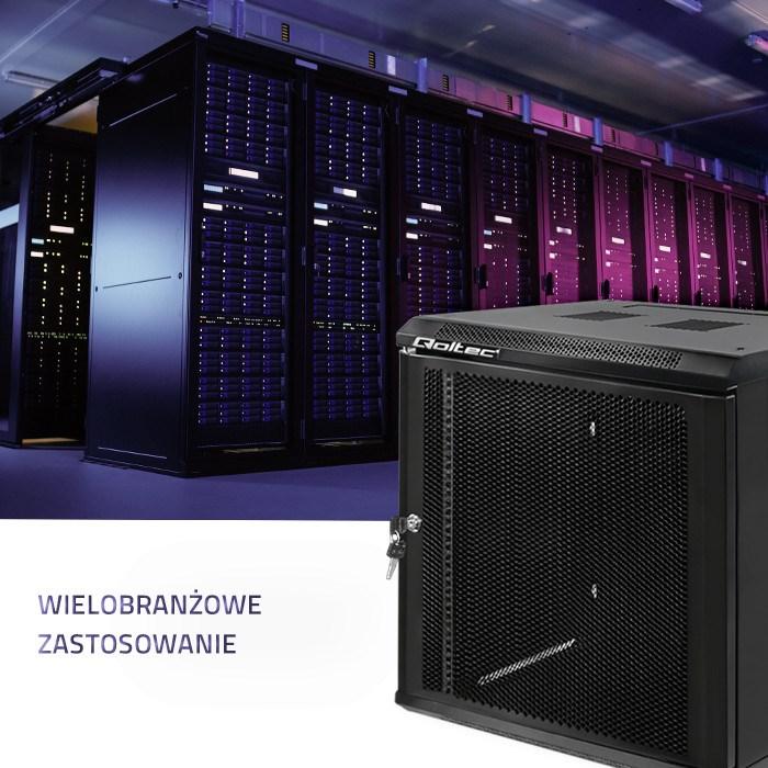 Produktbild Qoltec rack - 12U (12 HE, 19 Zoll Rack)