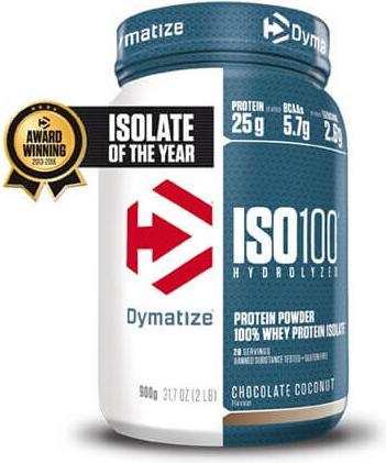 Produktbild Dymatize ISO 100 Hydrolyzed (Schokolade Kokosnuss, 1 Stk., 932 g)