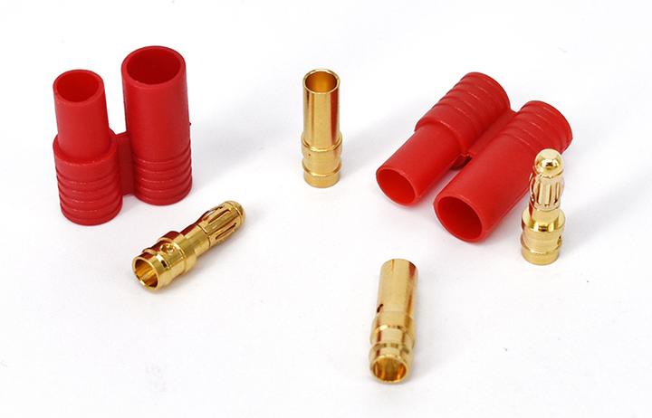 Actual product image Swaytronic LiPo connector system HXT 3.5mm gold plated 5 pair
