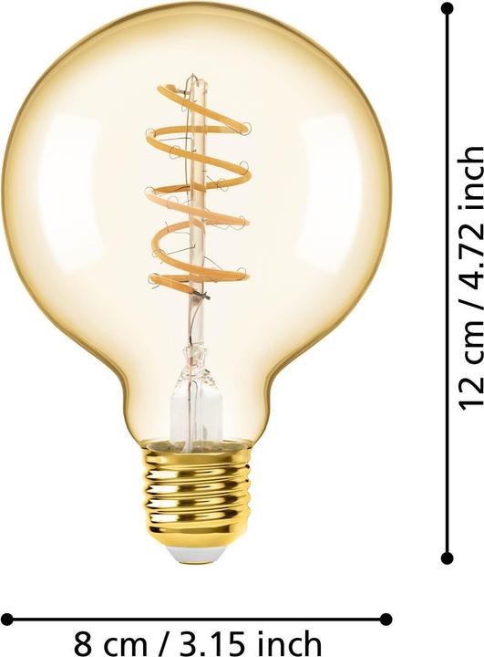Image du produit EGLO E27 Led Amber (E27, 4 W, 245 lm, 40 x, F)