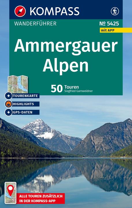 Produktbild Wanderführer Ammergauer Alpen, 50 Touren mit Extra-Tourenkarte
