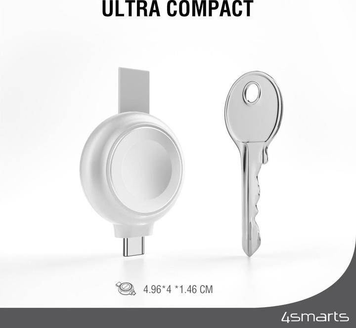 Image du produit 4smarts Chargeur rapide MFi pour Apple Watch argenté
