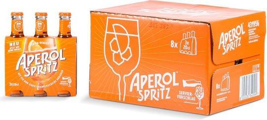 Produktbild Aperol SPRITZ Mix Piccolo Flasche Kiste / (24 x 17.5 cl)