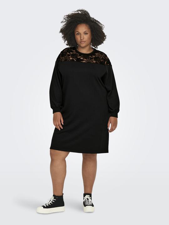 Produktbild Only Curvy Spitzen Kleid mit langen Ärmeln (XL)