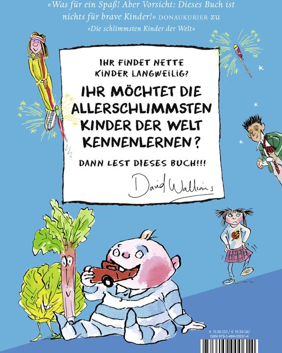 Actual product image Rotfuchs Die allerschlimmsten Kinder der Welt (German, Bettina Münch, David Walliams, Tony Ross, 2024)